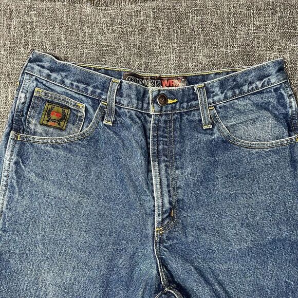 CINCH WRX HRC-2 ATPV 20.7 Flame Resistant Mens 29x 34 Blue Denim Straight Jean - Picture 3 of 6